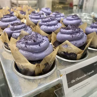 Ube Cheesecake Cupcake