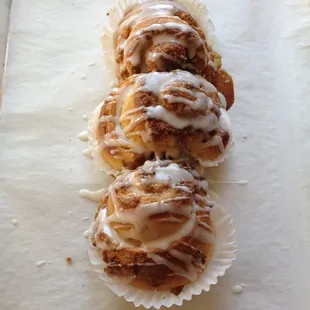 Giant cinnamon rolls.