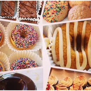 Baked Box, full of assorted desserts.