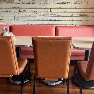 Seating inside several options, outdoor area too that's well designed