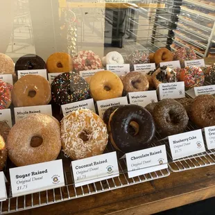  variety of doughnuts