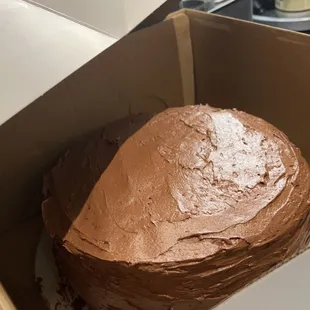6 layered chocolate ganache cake