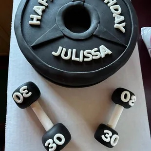 Fitness: gym plates and dumbells! So friggin' cool!