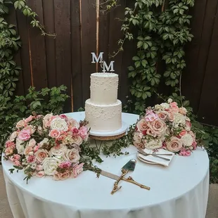 Salted caramel chocolate wedding cake!