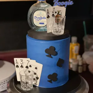 Casino themed cake
