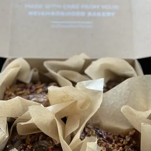 a box of baked goods