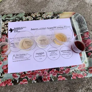 Wine tasting