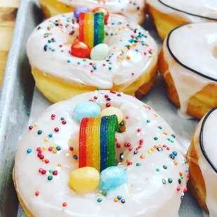 a variety of doughnuts