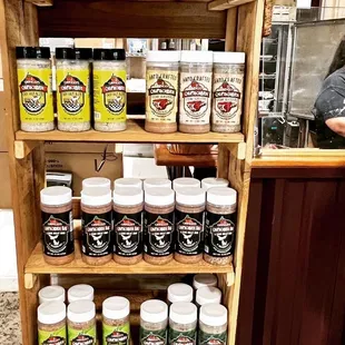 a woman behind the counter