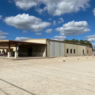 Huge BBQ spot with a large drive thru.