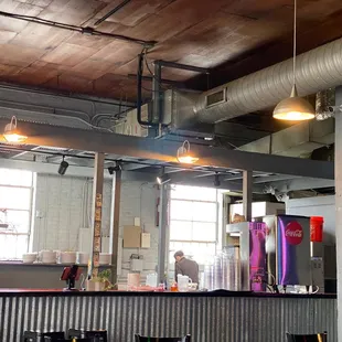 a view of the kitchen