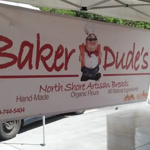 Baker Dudes Signage at Ala Moana Farmers Market