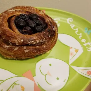 Blueberry Lilikoi cinnamon roll