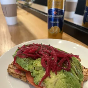 Avocado Toast and Latte