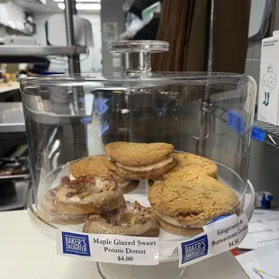 a display of cookies