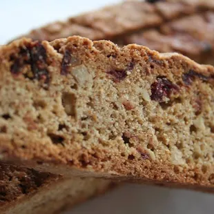 Cranberry Walnut Orange Biscotti