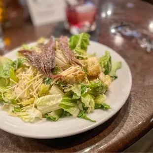 Caesar Salad with anchovies