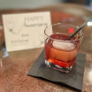 Spiced old fashioned