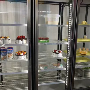 the inside of a refrigerated refrigerator