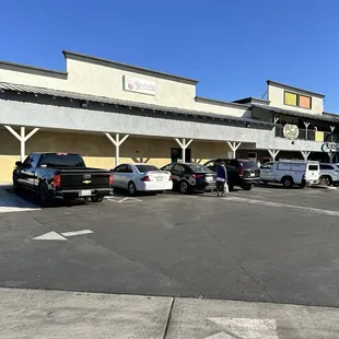 sushi and sashimi, outside