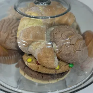 Cookie, elote, conchas