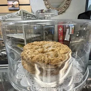 This cookie is HUGE! Probably 11" across!