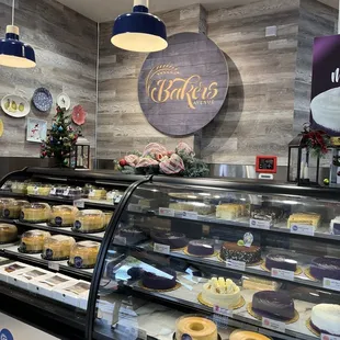 Where all of their cakes are stored