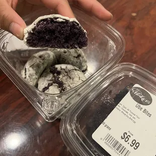 Ube Crinkle and ube bites