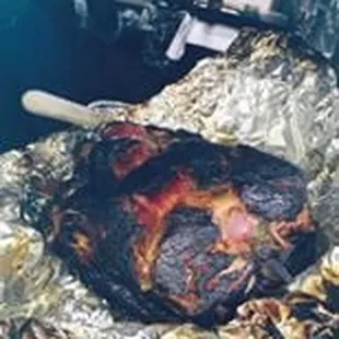 Pulled Pork at Bakers BBQ Real Hickory Smoked Old Southern BBQ