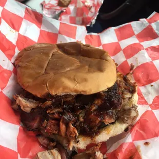 Pulled Pork BBQ Sandwich