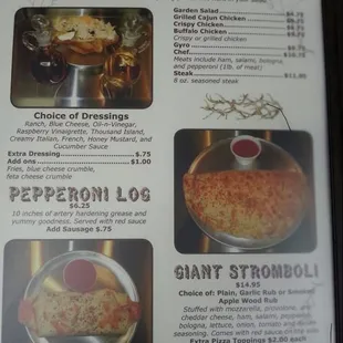 Menu page 3