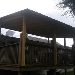 Back patio is almost finished