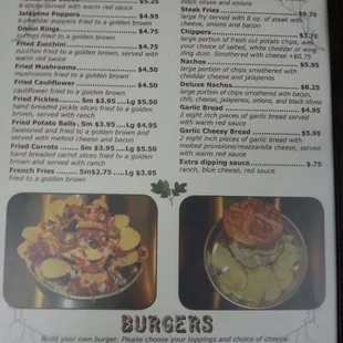 Menu page 1