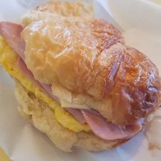 Ham, Egg, and Cheese Croissant