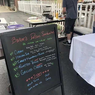 Menu Offerings for July 4th! (7/4/2019)