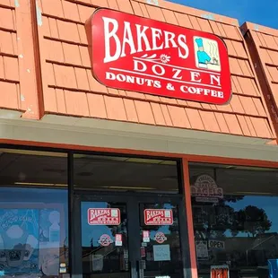 the front of the store