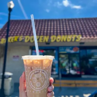 Salted Caramel Iced Latte