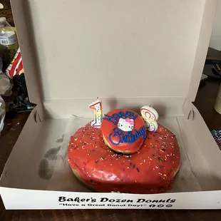 a box of doughnuts