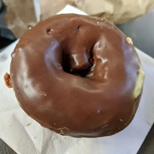 Chocolate donut.