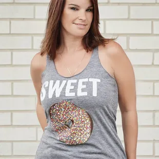 SWEET "Donut Personality" Tees available in-store Photo: Stacy Marks Photographer