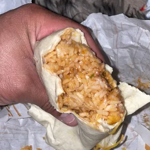 Rice / Chicken Burrito
