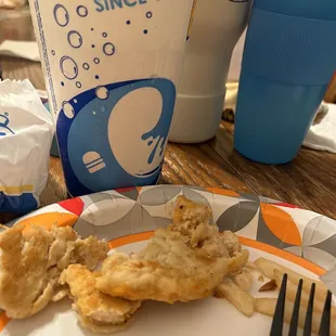 The Chicken Burrito that I couldn't eat. All the chicken was like a silicone texture.