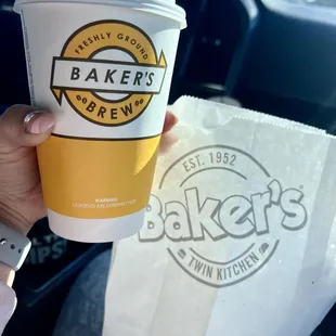 Coffee in the bag a chorizo burrito