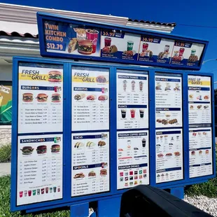 Drive-Thru Menu