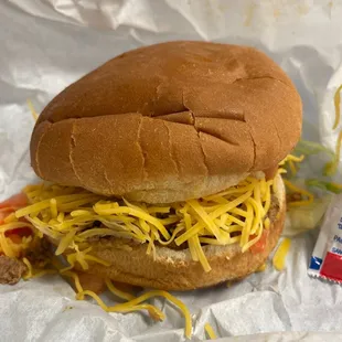 Taco burger