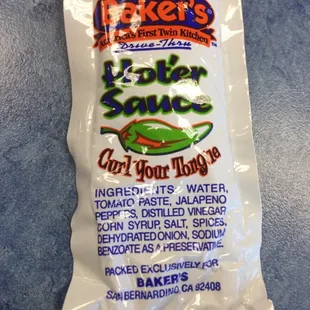 This is THE BEST hot sauce at a fast food place, maybe anywhere... I have a serious addiction to this stuff!