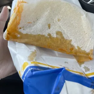 Greasy taco
