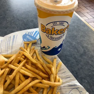 fries and a drink