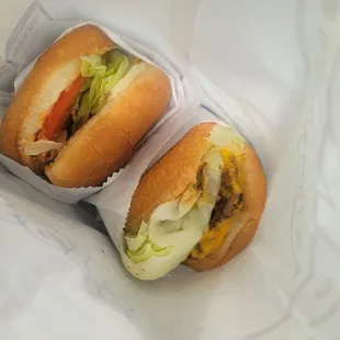 Single Baker with cheese + Double Baker