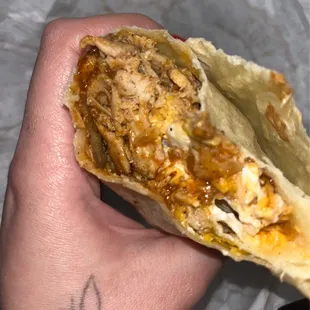 supposed to be pollo asado burrito
